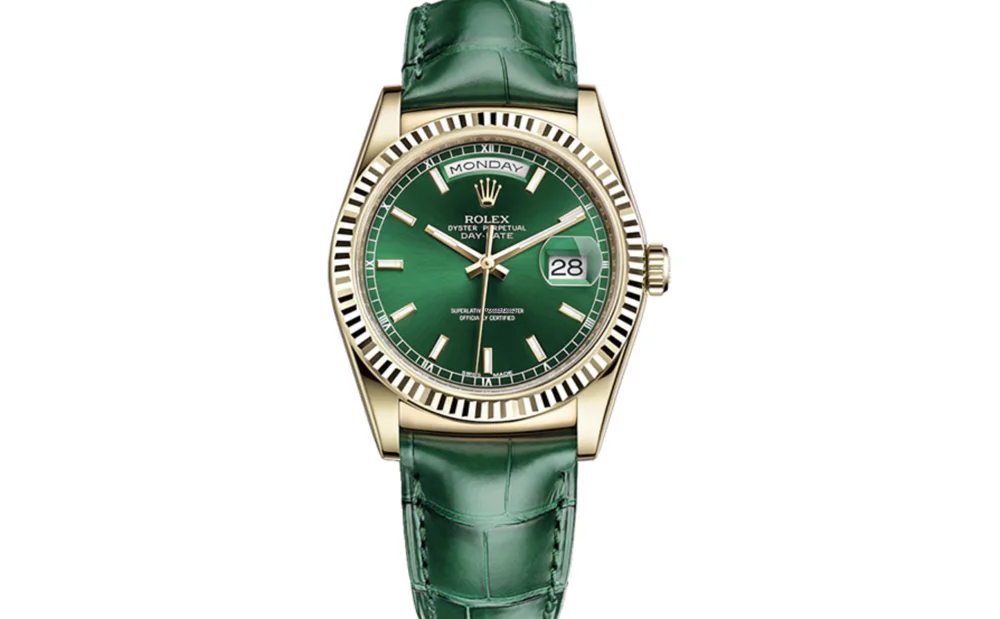 Rolex Day-Date 36 Green Dial Gold